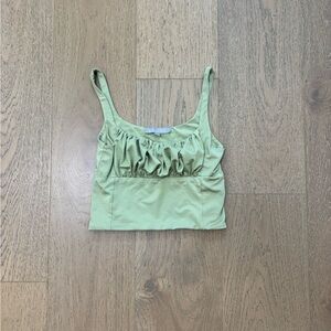 Stylish Green Women's Tank Top